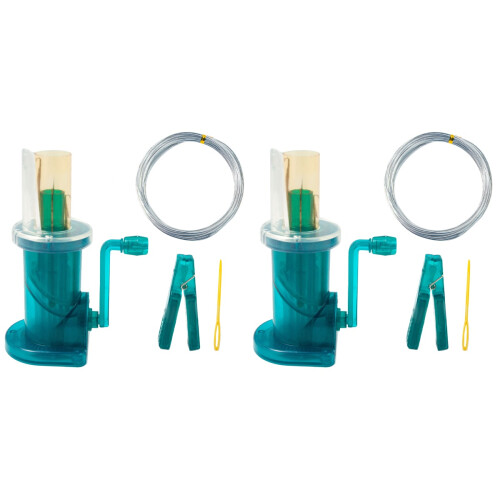 2Sets Easy Use DIY Knitting Mill Durable Plastic Metal Assorted Color 2