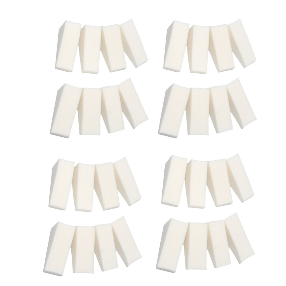 Totority White 96Pcs Manicure Triangle Sponges Nail Gradient Color Makeup Tools