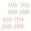 96Pcs Manicure Triangle Sponges White Nail Gradient Color Makeup Tools 9