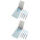 2Sets Soft Blue Makeup Brushes Versatile Cosmetic Brush Kit for Women 6