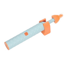 Ensemble de brosses électriques à poils en silicone pour bouteilles et pailles - IP65 Bleu