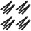 8Pcs Thickened Fixed Straps Black Nylon Convenient Car Cargo Ropes 6