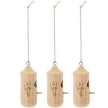 12Pièces Petit Suspendu En Bois Pour Extérieur