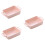 3Pcs Pink Multipurpose Ceramic Baking Pan Wear-Resistant and Sturdy 7