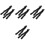 8Pcs Thickened Fixed Straps Black Nylon Convenient Car Cargo Ropes 4