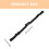 8Pcs Thickened Fixed Straps Black Nylon Convenient Car Cargo Ropes 9