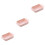 3Pcs Pink Multipurpose Ceramic Baking Pan Wear-Resistant and Sturdy 5