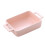 3Pcs Pink Multipurpose Ceramic Baking Pan Wear-Resistant and Sturdy 1