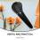 3Pcs Black Scissor Protector Covers Lightweight PU Sewing Tool Sleeves 9