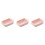 3Pcs Pink Multipurpose Ceramic Baking Pan Wear-Resistant and Sturdy 4