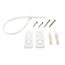 20Sets White Kids Safety Furniture Strap Anchors for Home Use