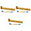 3Pcs Blue Bamboo Toothbrush Soft Bristle Gentle Cleaning 3