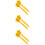 6Pcs Shape Clamps Yellow Kids Maker Toys 7