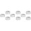 9Pcs Pet Ceramic Bowl Assorted Color for Hamster Feeding Small Pets 4