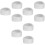 9Pcs Pet Ceramic Bowl Assorted Color for Hamster Feeding Small Pets 3