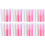 32Pcs Plastic Lip Balm Tubes DIY Use Assorted Color Durable Containers 2