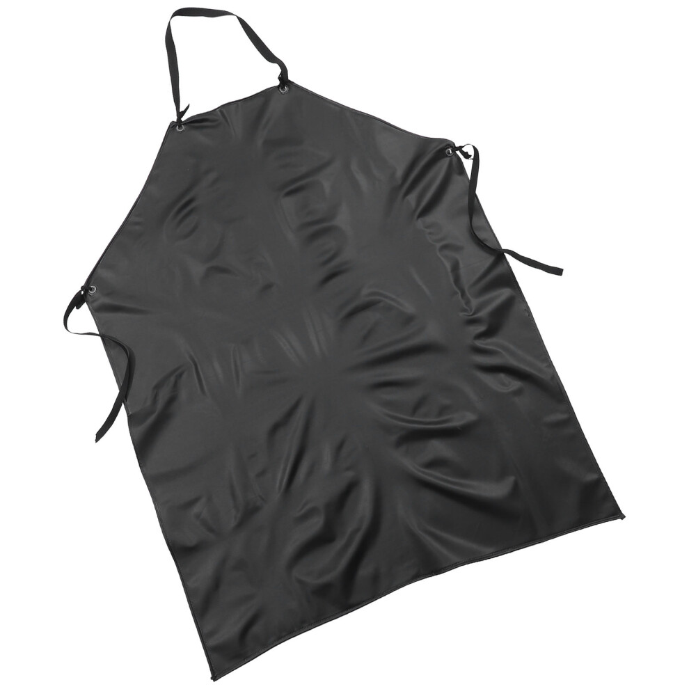 Photos - Potholder / Apron 4Pcs Protective Black PVC Aprons for Men Dishwasher and Workshop Use