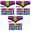 6Pcs Multicolor Kalimba Note Stickers for 21 Key Instrument Keyboard 5