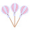 18Pcs White Glitter Cake Toppers Creative Cupcake Picks for Parties 1