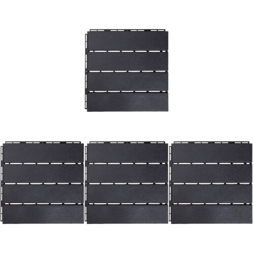 4Pcs Stable Outdoor Floor Plastic Interlocking Balcony Tiles 1