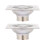 6Pcs Kitchen Floor Drain Durable Rust-Resistant Square Filtering Cover 1