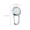 2Pcs Multifunctional Clip on Watch White Dial for Timekeeping 2