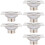 6Pcs Kitchen Floor Drain Durable Rust-Resistant Square Filtering Cover 6