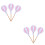 18Pcs White Glitter Cake Toppers Creative Cupcake Picks for Parties 6