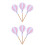 18Pcs White Glitter Cake Toppers Creative Cupcake Picks for Parties 5
