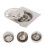 6Pcs Kitchen Floor Drain Durable Rust-Resistant Square Filtering Cover 10