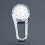 2Pcs Multifunctional Clip on Watch White Dial for Timekeeping 10