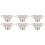 6Pcs Kitchen Floor Drain Durable Rust-Resistant Square Filtering Cover 4