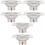 6Pcs Kitchen Floor Drain Durable Rust-Resistant Square Filtering Cover 3