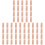 60Pcs Bra Extension Strap Beige Comfortable 2 Hooks 2 Rows Bra Buckle 2