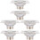 6Pcs Kitchen Floor Drain Durable Rust-Resistant Square Filtering Cover 2