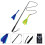 2Sets Pet Teaser Pole with Super Elastic String for Dog Training Fun 7