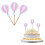 18Pcs White Glitter Cake Toppers Creative Cupcake Picks for Parties 11