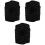 3Pcs Comfortable knee Portable Outdoor Knee Black 5