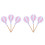 18Pcs White Glitter Cake Toppers Creative Cupcake Picks for Parties 2
