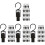 80Pcs Black Boot Clips Rotatable Hanging Hooks for Laundry and Closet 4