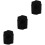 3Pcs Comfortable knee Portable Outdoor Knee Black 7