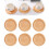 21Pc Light Brown Wood Coasters for Cups with Finish 10
