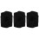 3Pcs Comfortable knee Portable Outdoor Knee Black 6