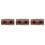 3Sets Durable Motorcycle Holder Bag Side Pouch Coffee Color 9