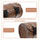3Sets Durable Motorcycle Holder Bag Side Pouch Coffee Color 7