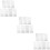 21Pc Kids Growth Chart Transparent Height Ruler DIY Measuring Stencil 8