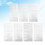 21Pc Kids Growth Chart Transparent Height Ruler DIY Measuring Stencil 9