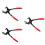 3Pcs Adjustable Car Exhaust Hanger Remover Pliers with Rubber Pad Tool 7