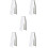 5Pcs Durable ABS White Plastic Oboe Reed Storage Holder Box 6
