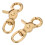 6Pcs Brass Bag Lobster Clasp Snap Hook for Straps 1